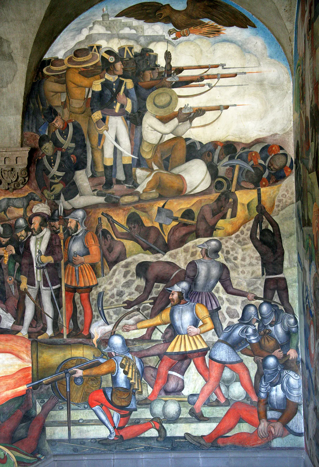 Image representing conquest, colonial disruption, or the destruction of indigenous societies