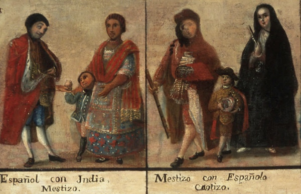 Image representing colonial Latin American society or multiracial social development