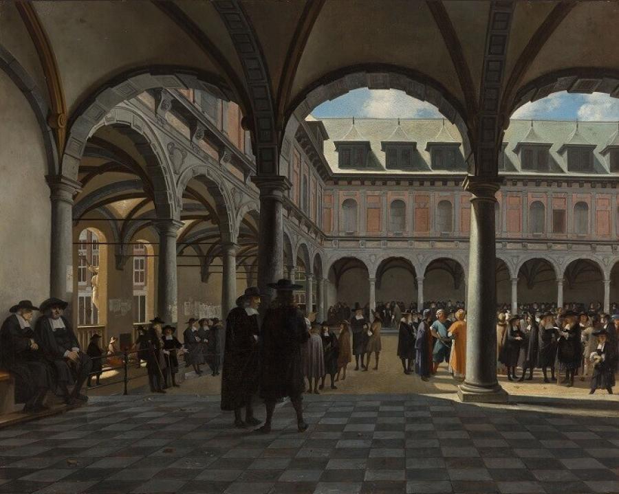 Image representing banking, stock exchange, or financial change in Amsterdam