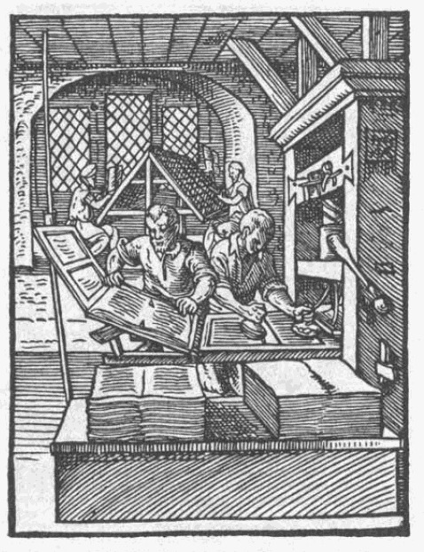 Early printing press