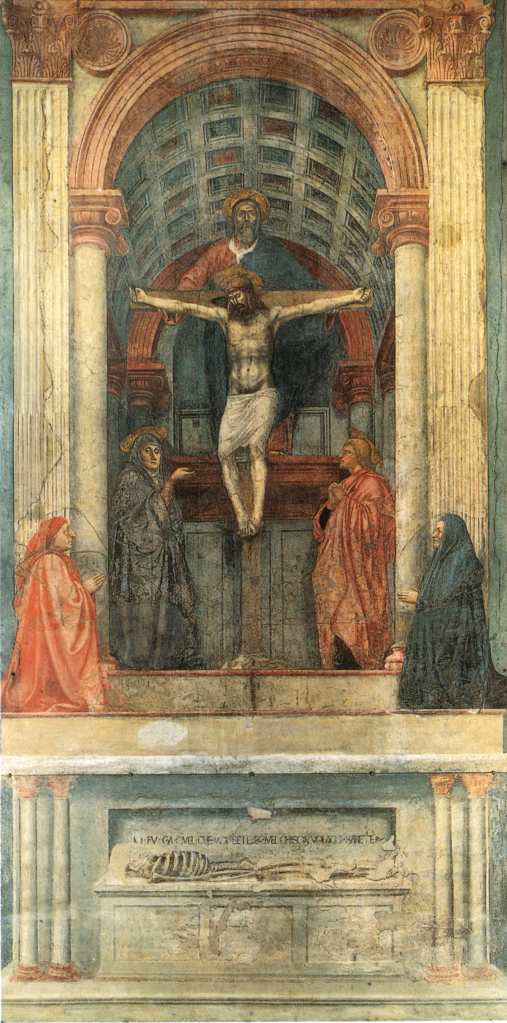 Masaccio-style Renaissance fresco