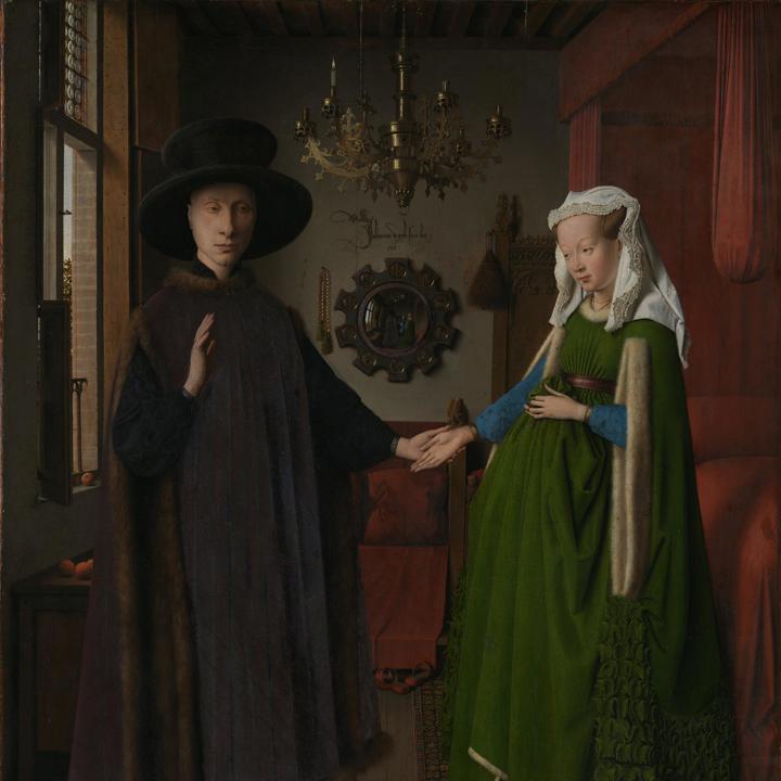 Detailed Northern Renaissance painting
